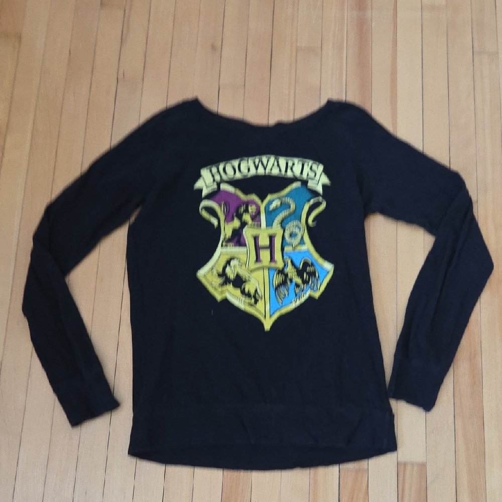 Hogwarts Long Sleeve Shirt - Black